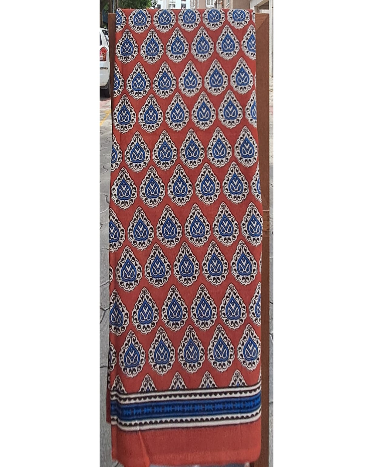 EARTH HANDBLOCK MULMUL SAREES