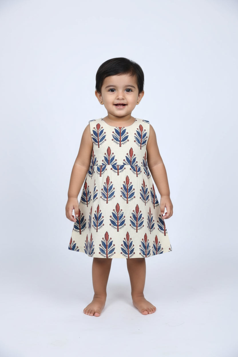 IVORY - AJRAKH RUNNING FABRIC