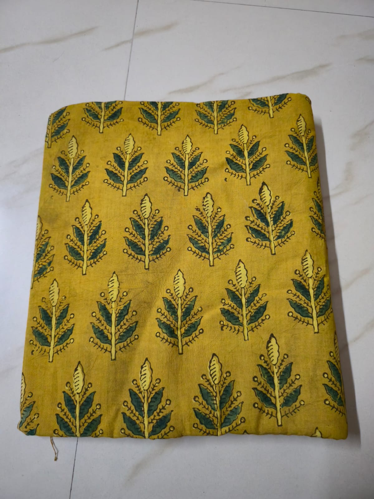 YELLOW - AJRAKH RUNNING FABRIC