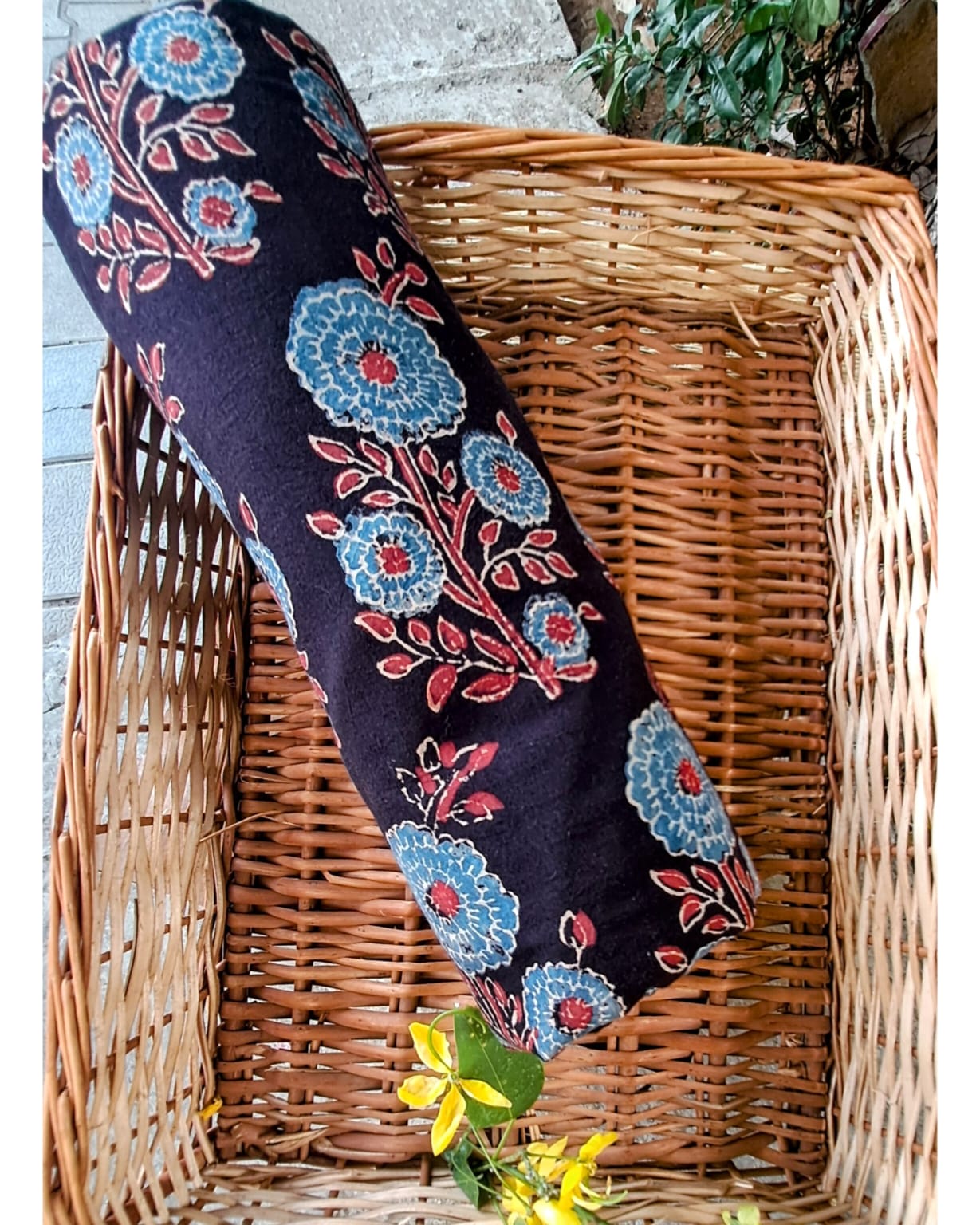 BLACK - AJRAKH COTTON RUNNING FABRIC