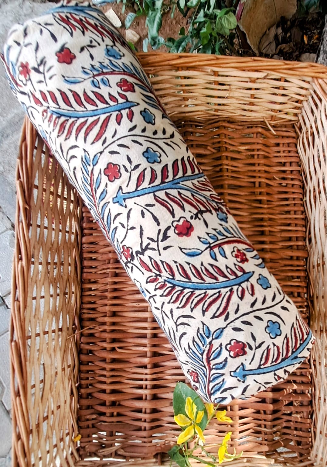 IVORY - AJRAKH COTTON RUNNING FABRIC