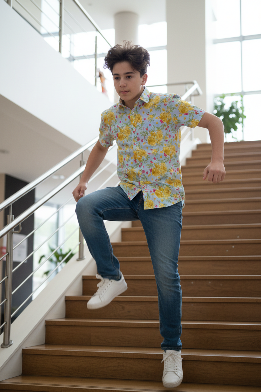 WHITE HANDBLOCKED COTTON PRECUT 2.5M FABRIC