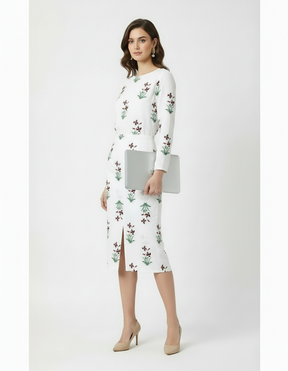 HANDBLOCKED COTTON MULMUL PRE-CUT 2.5M FABRIC