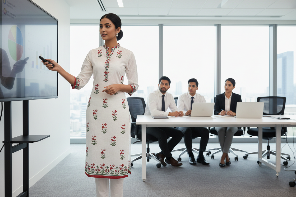 HANDBLOCKED COTTON MULMUL PRE-CUT 2.5M FABRIC