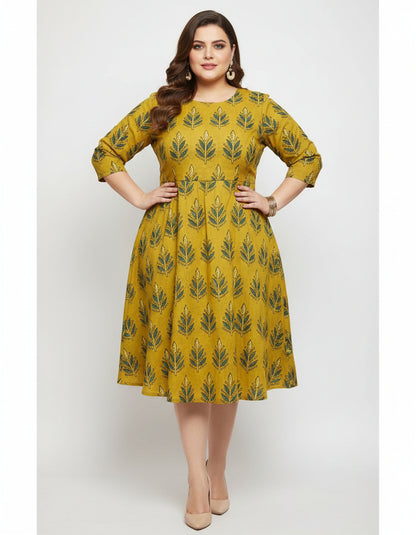 YELLOW - AJRAKH RUNNING FABRIC