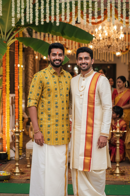 YELLOW - AJRAKH COTTON RUNNING FABRIC