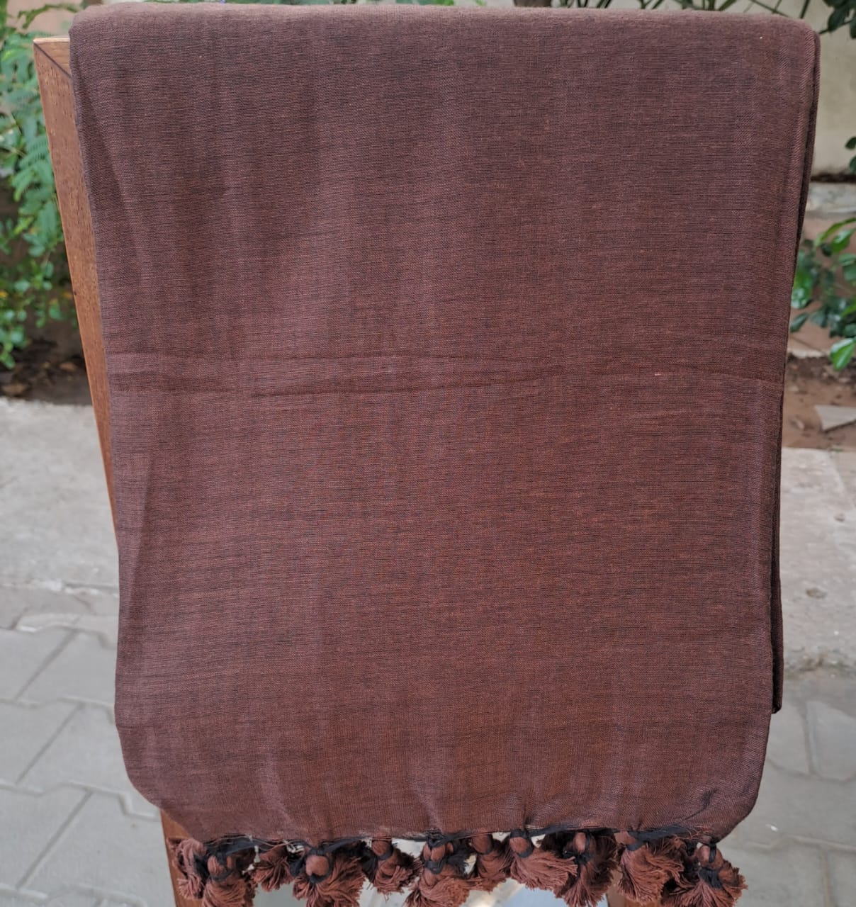 BROWN KHADHI SAREE