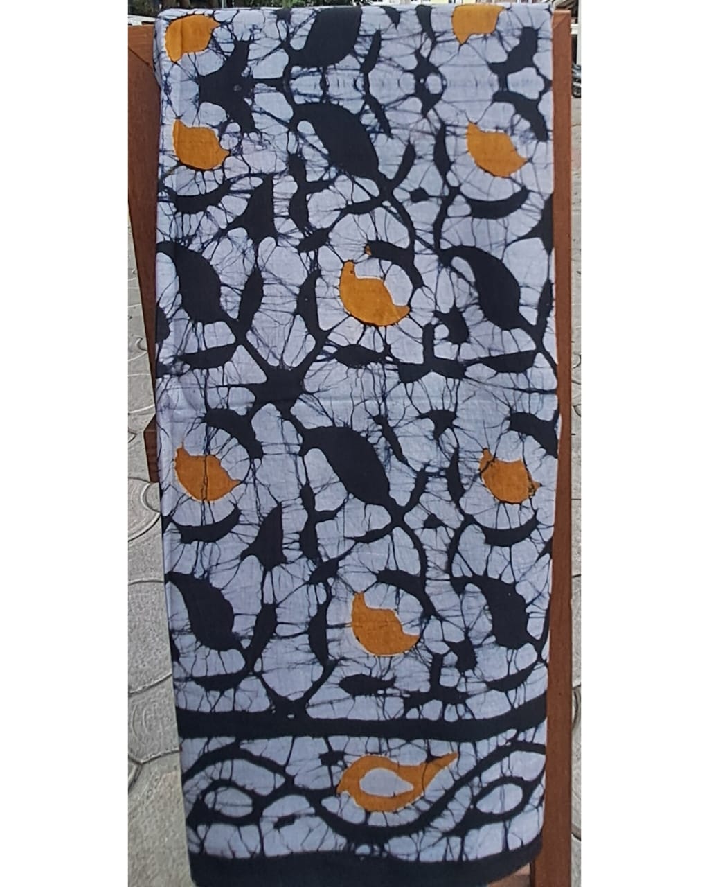 BLACK BATIQ HANDBLOCK MULMULSAREE
