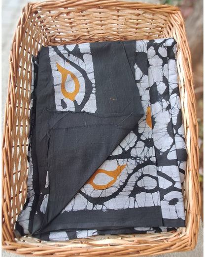BLACK BATIQ HANDBLOCK MULMULSAREE