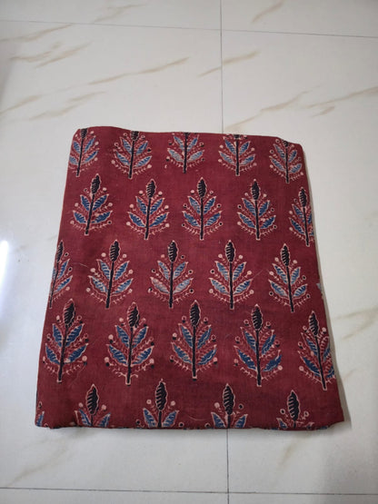 RED - AJRAKH RUNNING FABRIC