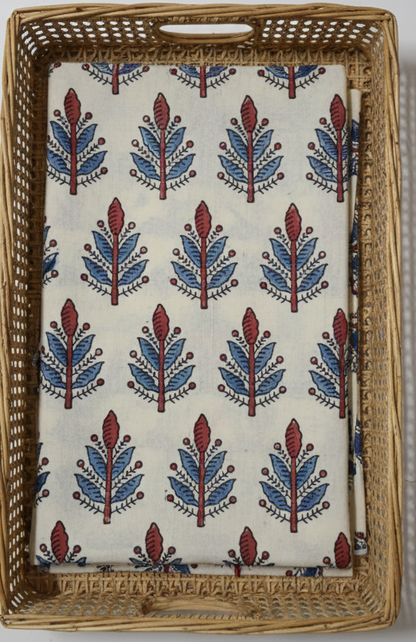 IVORY - AJRAKH RUNNING FABRIC