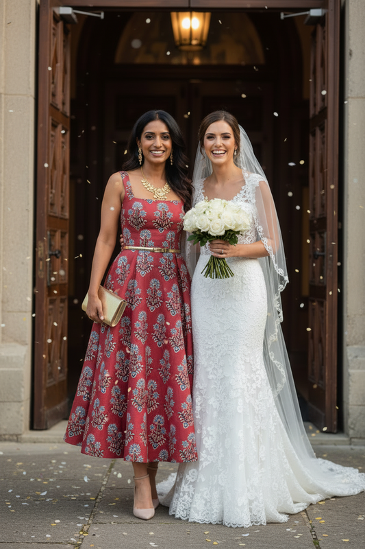 RED- AJRAKH COTTON RUNNING FABRIC