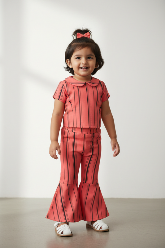 RUSTED RED HANDBLOCKED COTTON PRECUT 2.5M FABRIC