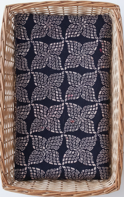 BLACK - AJRAKH COTTON RUNNING FABRIC