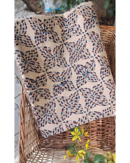 IVORY -  AJRAKH COTTON RUNNING FARIC